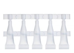 Strips of 5 single-dose vials of 1 ml Lameplast