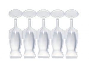 Multi-layer strips of 5 single-dose vials of 3 ml Lameplast