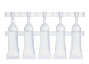 Strips of 5 single-dose vials of 5 ml Lameplast