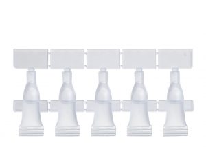 Strips of 5 single-dose vials of 0.3 ml Lameplast