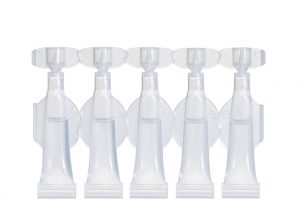 Strips of 5 single-dose vials of 2 ml Lameplast